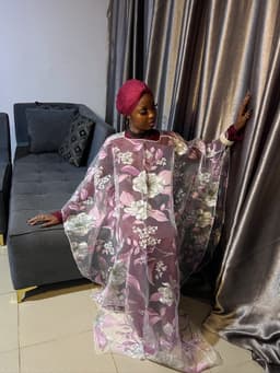 FLORAL ORGANDY SET